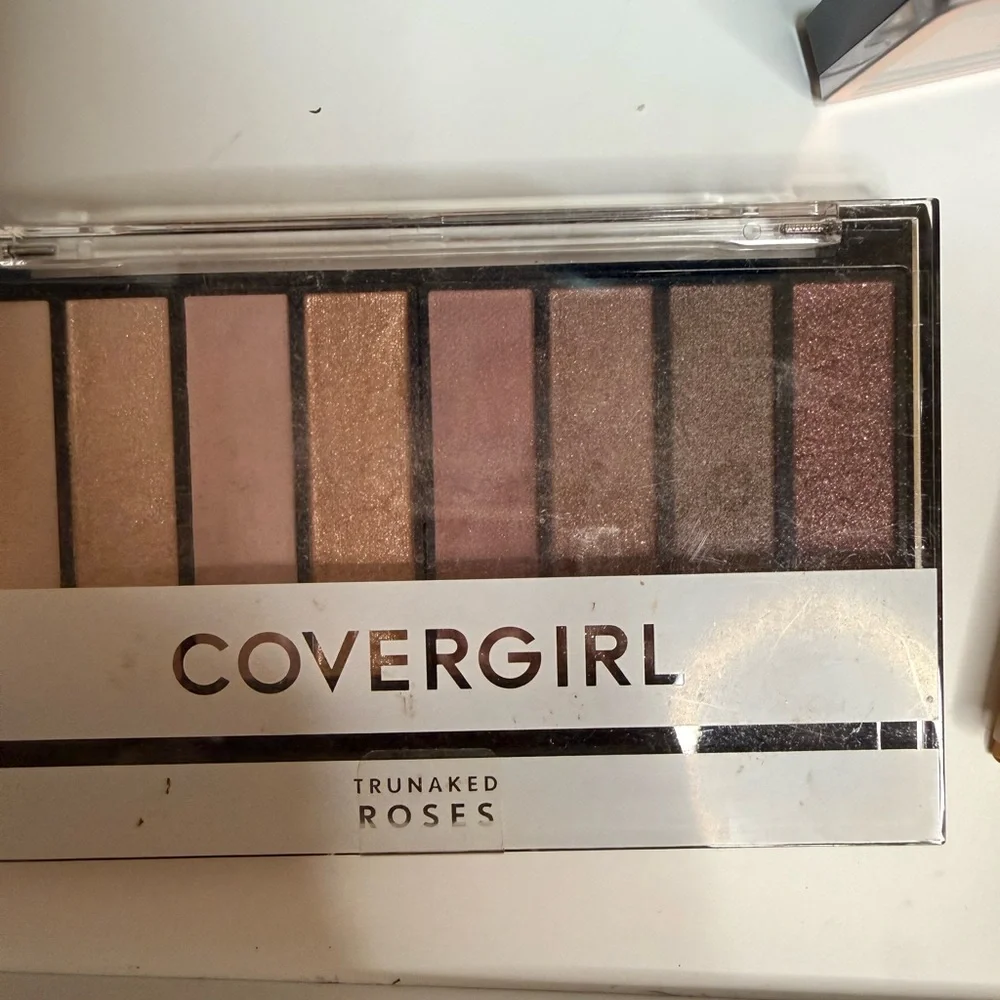 L.A. Colors Multi-Shade Eyeshadow & Face Palettes - Warm Browns, Pinks, Peach